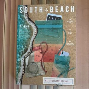 South Beach Water Resistant Phone Case Set - Multicolor NWT